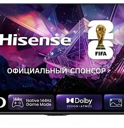 Hisense 55A6S черный 3840×2160, 4K Ultra HD, 60 Гц, Wi-Fi, Smart TV, HomeOS