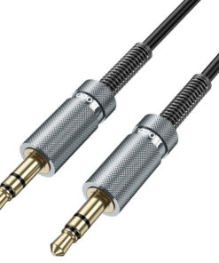 HOCO UPA31 Cindy Spring Audio Cable AUX Black