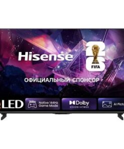 Hisense 55E7S черный QLED 3840×2160, 4K Ultra HD, 60 Гц, Wi-Fi, Smart TV, HomeOS
