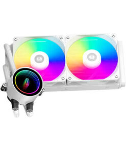 PcCooler DA240 ARGB WH (270W, 240mm, White, Fans 2x120mm, 73.6CFM, -dBA, 1800